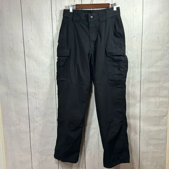 5.11 Tactical Mens Black Cargo Outdoor Hiking Pockets Preppy Pants - Picture 1 of 16